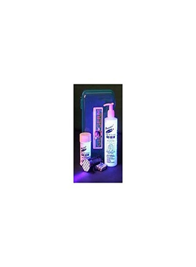 مجموعة Glo Germ Kit 1006 - مع 21 مصباح LED للأشعة فوق البنفسجية